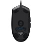 Logitech Gaming Mouse G203 LIGHTSYNC Optisk Kablet Sort